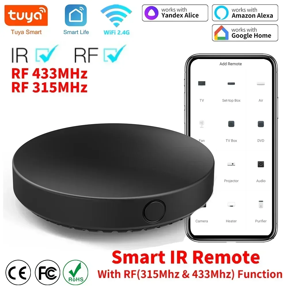 Ir Blaster Universal - Tuya WiFi IR RF Remote Control