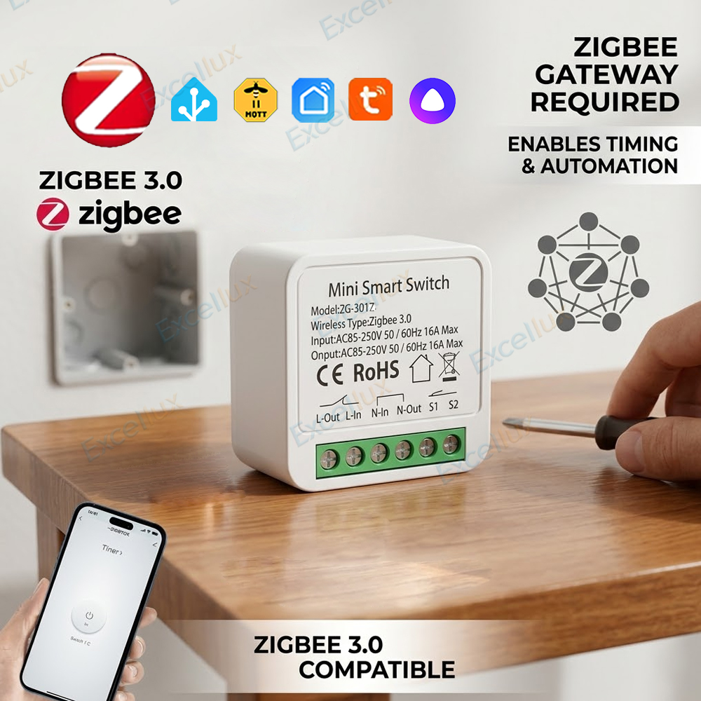 Home Automation Diy - 16A Zigbee 3.0 Mini Smart DIY