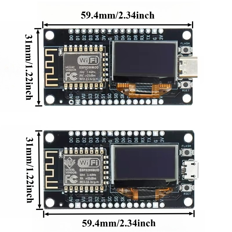 Esp8266 Nodemcu Board - ESP8266 NodeMCU WiFi Module with 0.96
