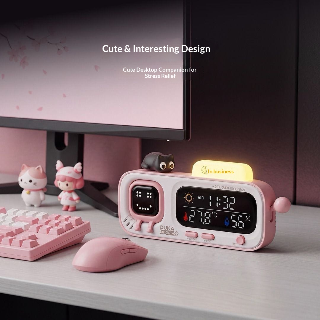 DUKA MOODA Smart Desktop Tempe - مراجعة Temperature Humidity Sensor وسعره