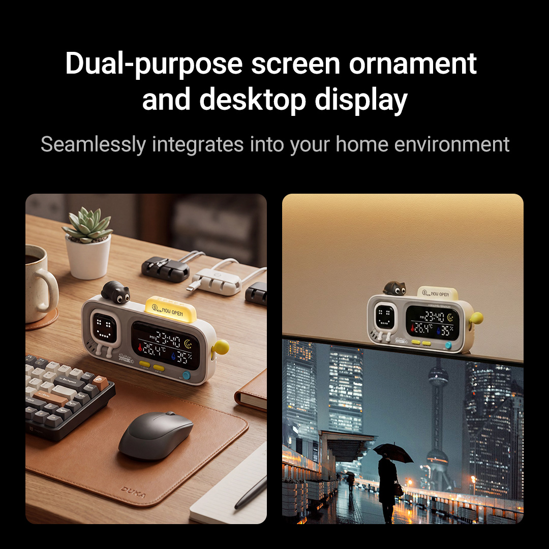 DUKA MOODA Smart Desktop Tempe - مراجعة Temperature Humidity Sensor وسعره