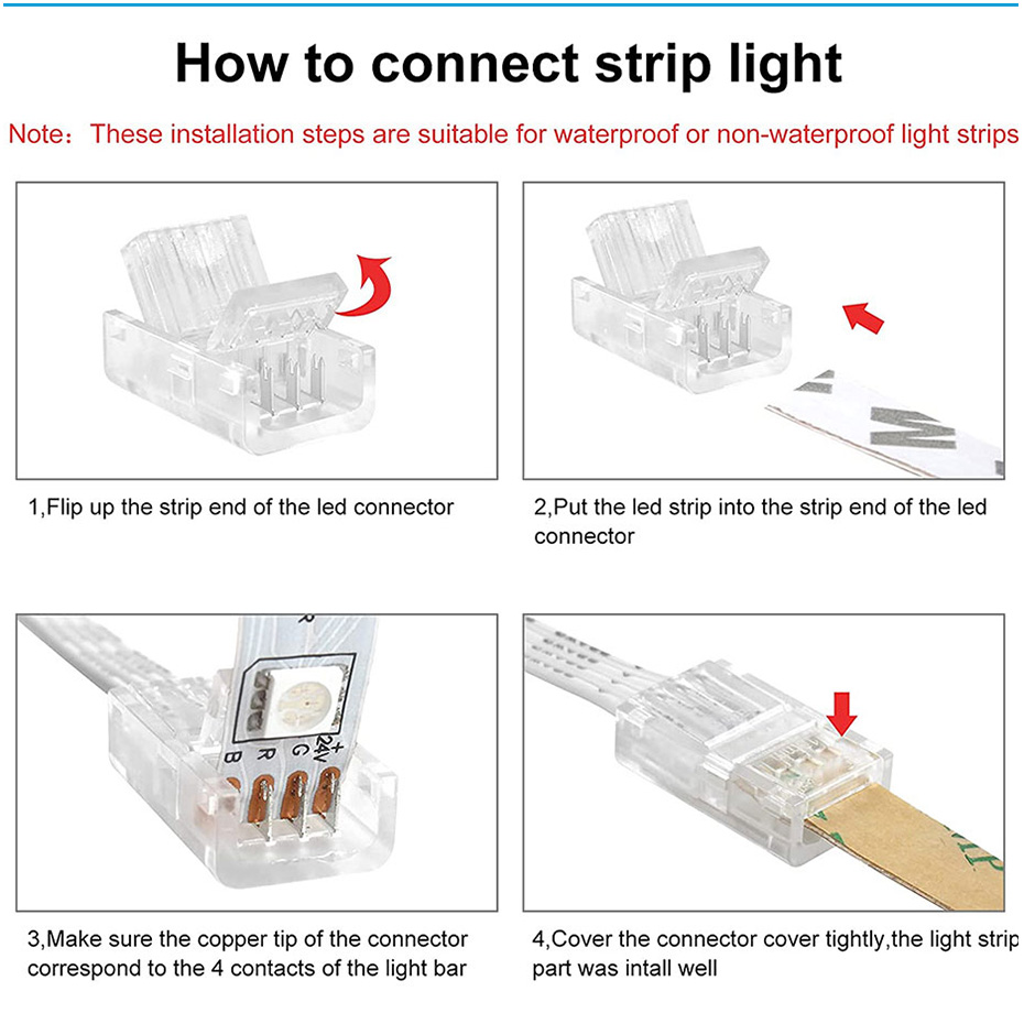 5Pcs LED Strip Light Connector - مراجعة Rgb Led Matrix 8X8 وسعره