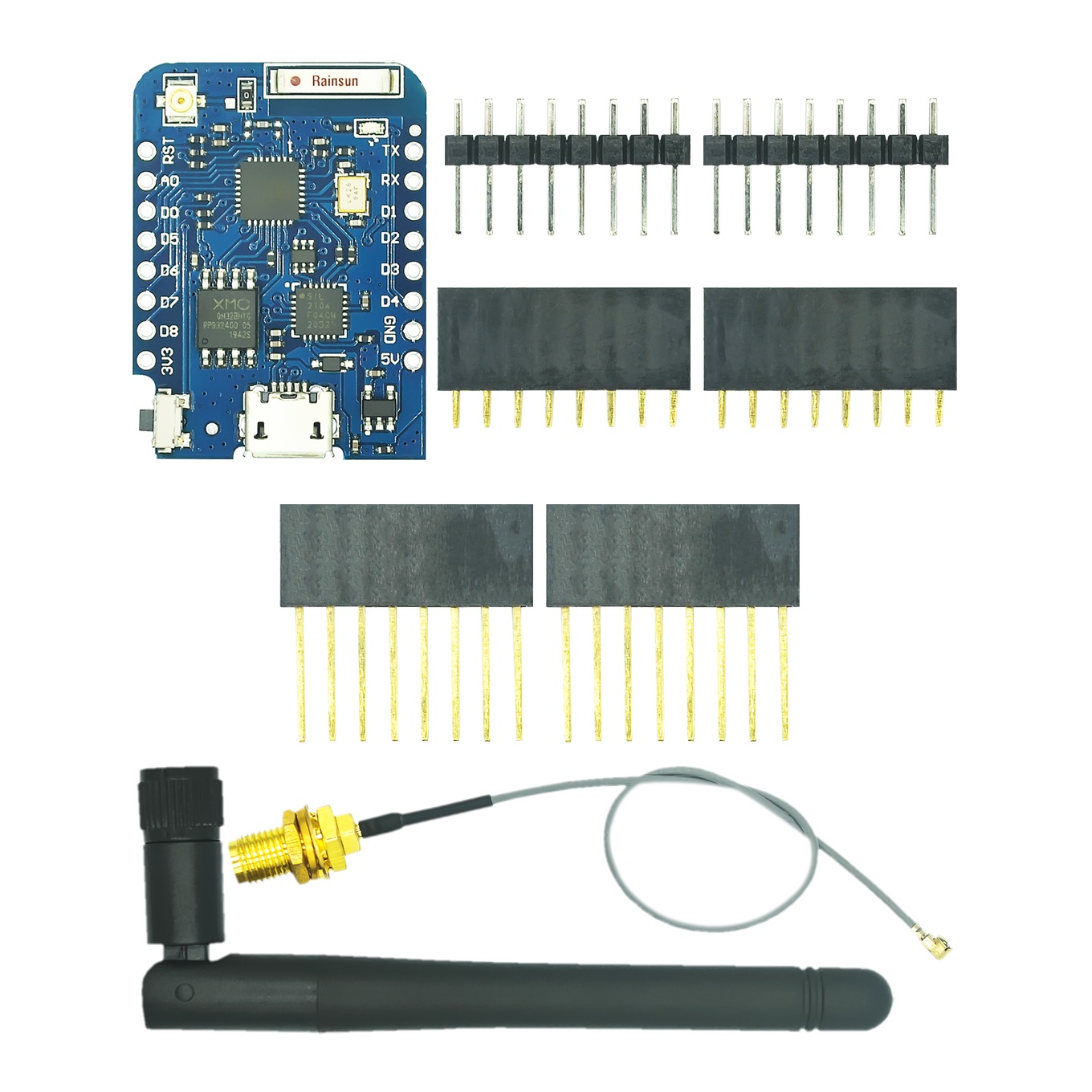 WEMOS D1 Mini Pro 4M 16M Bytes - مراجعة Esp8266 Nodemcu Board وسعره