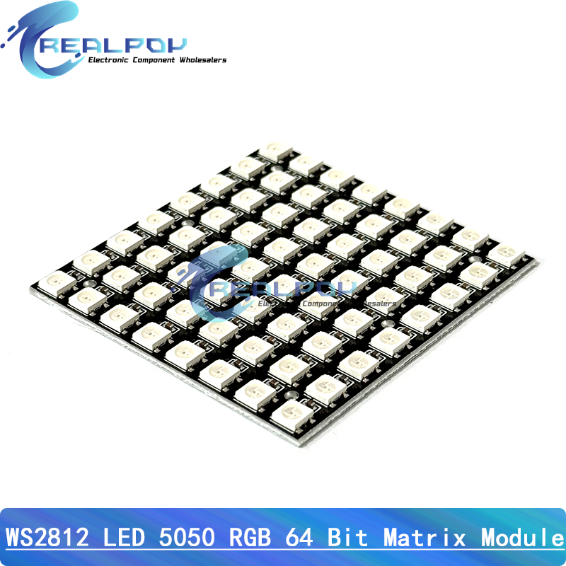 WS2812 LED 5050 RGB 8x8 64 Bit - مراجعة Rgb Led Matrix 8X8 وسعره