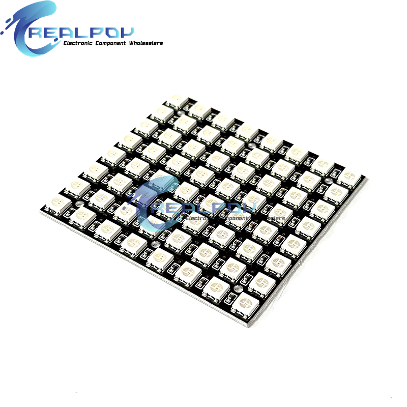 WS2812 LED 5050 RGB 8x8 64 Bit - مراجعة Rgb Led Matrix 8X8 وسعره