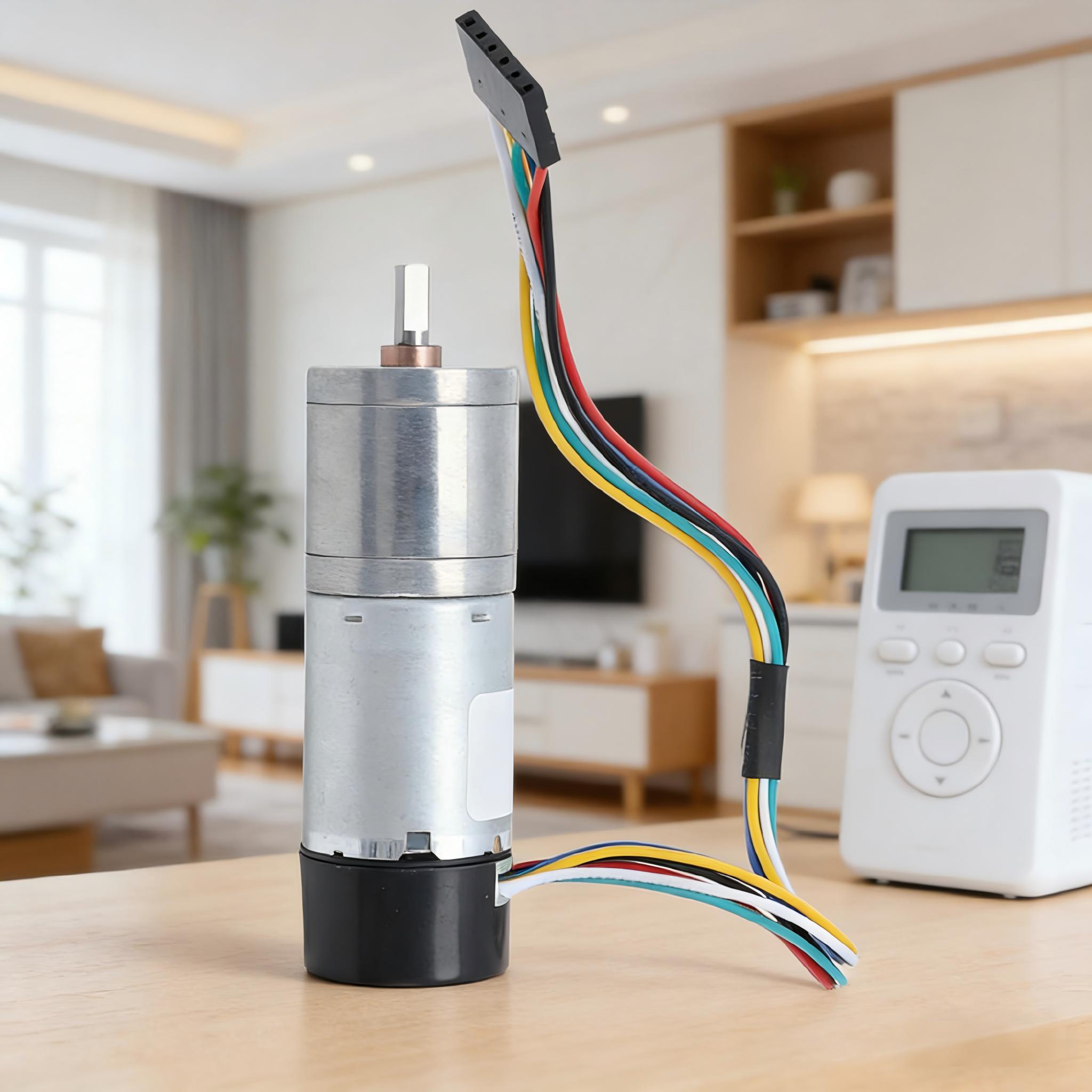 JGA25 371 DC Geared Motor 25mm - مراجعة Diy Automation Projects وسعره