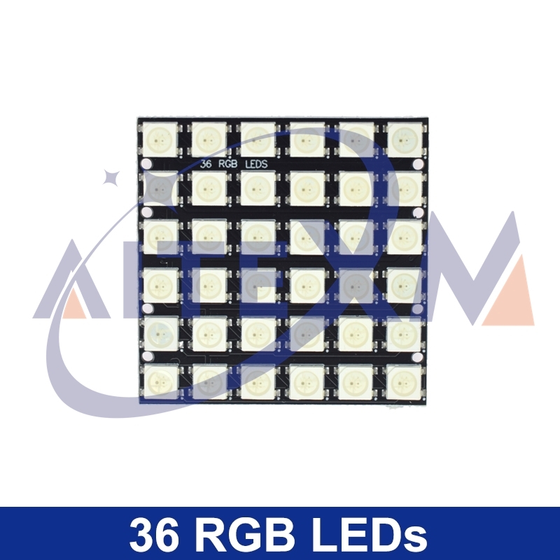 WS2812 Module 5050 RGB 4x4 8x8 - مراجعة Rgb Led Matrix 8X8 وسعره