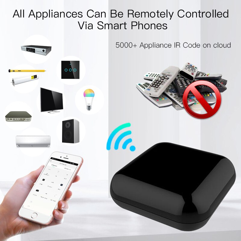 MOES Tuya WiFi IR RF Remote fo - مراجعة Ir Blaster Universal وسعره