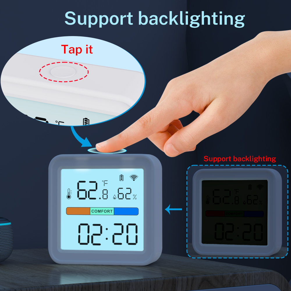 Tuya New WiFi Temperature Humi - مراجعة Temperature Humidity Sensor وسعره