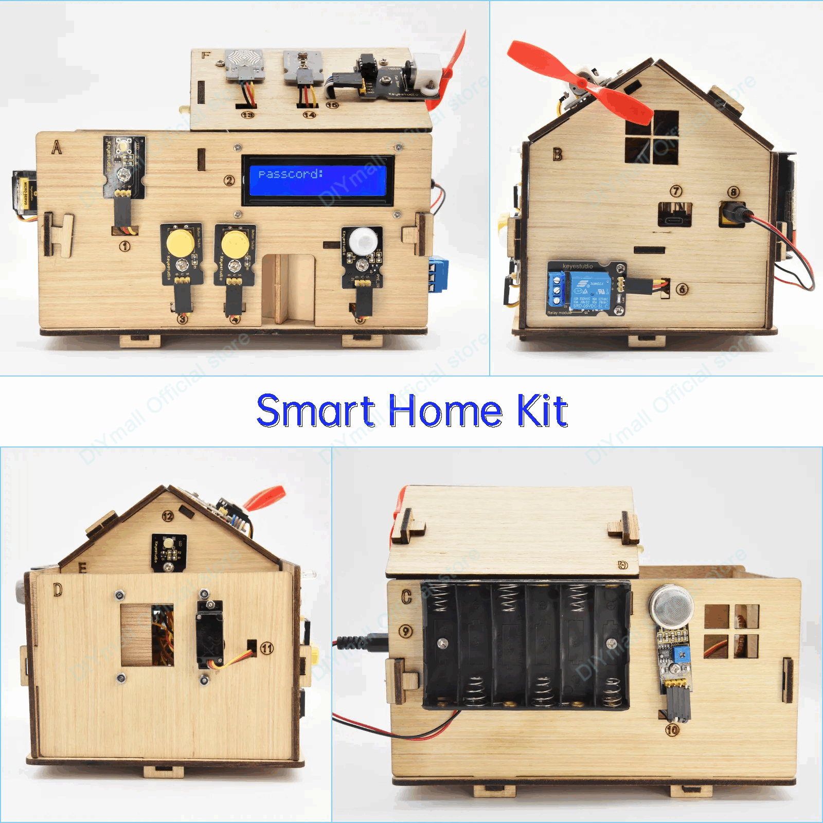 Keyestudio Smart IoT Home Kit  - مراجعة Diy Automation Projects وسعره