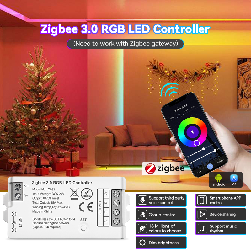 DC5-24V C01Z Zigbee 3.0 Smart  - مراجعة Zigbee Coordinator Stick وسعره