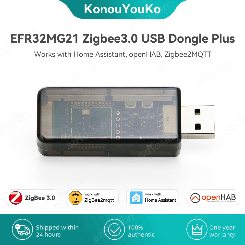 EFR32MG21 Zigbee 3.0 USB Dongl - مراجعة Zigbee Coordinator Stick وسعره