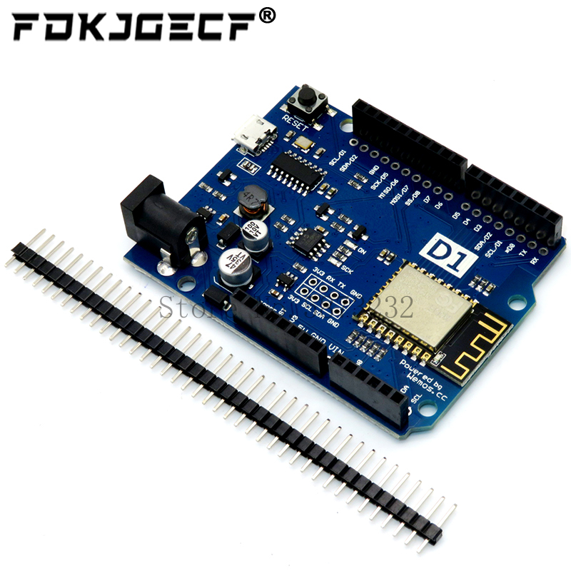 WeMos D1 R2 WiFi uno based ESP - مراجعة Esp8266 Nodemcu Board وسعره