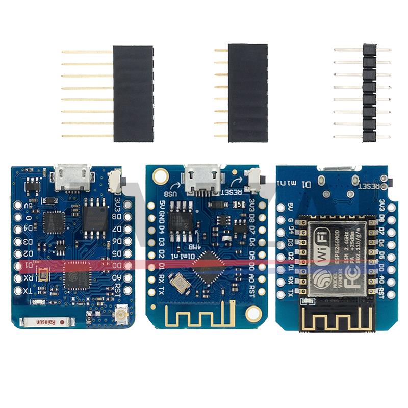 WeMos D1 Mini Pro V3.0.0 Bytes - مراجعة Esp8266 Nodemcu Board وسعره