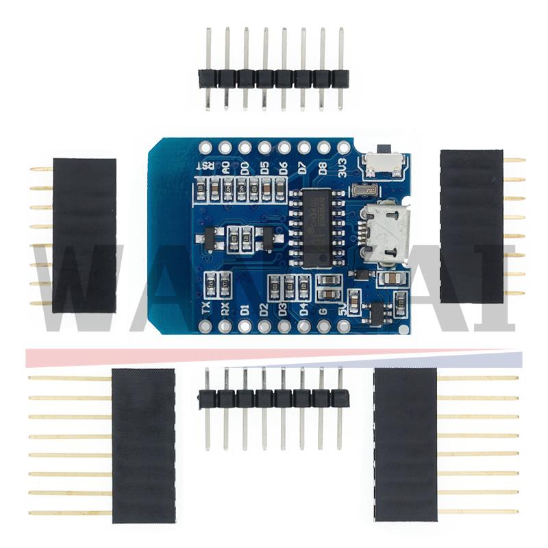 WeMos D1 Mini Pro V3.0.0 Bytes - مراجعة Esp8266 Nodemcu Board وسعره