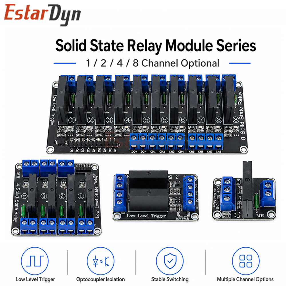 Estardyn 5V 1/2/4/8CH G3MB-202 - مراجعة Home Automation Diy وسعره