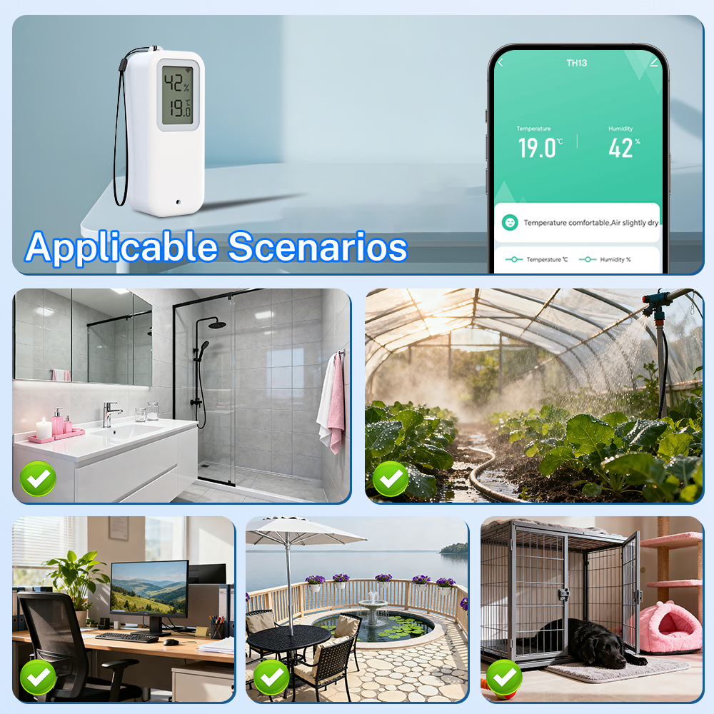 Tuya WiFi ZigBee Temperature a - مراجعة Temperature Humidity Sensor وسعره