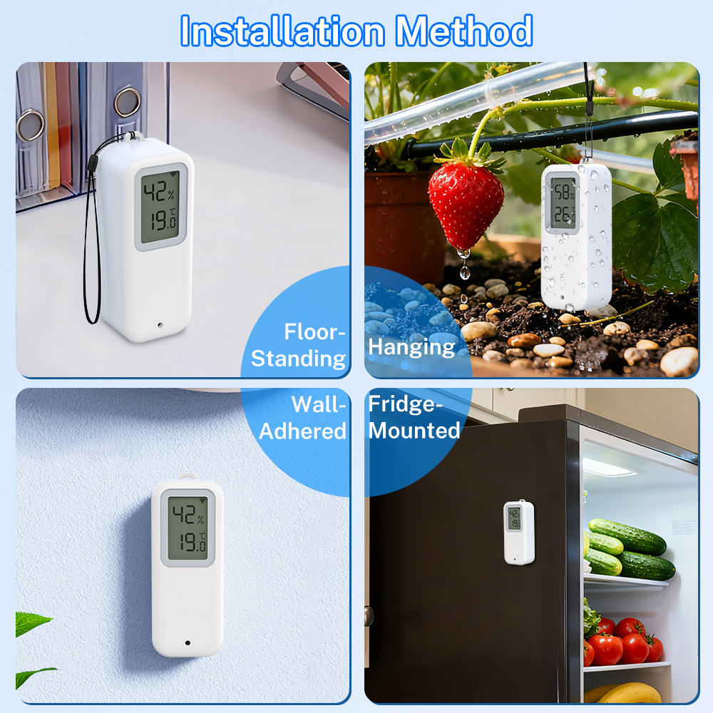 Tuya WiFi ZigBee Temperature a - مراجعة Temperature Humidity Sensor وسعره