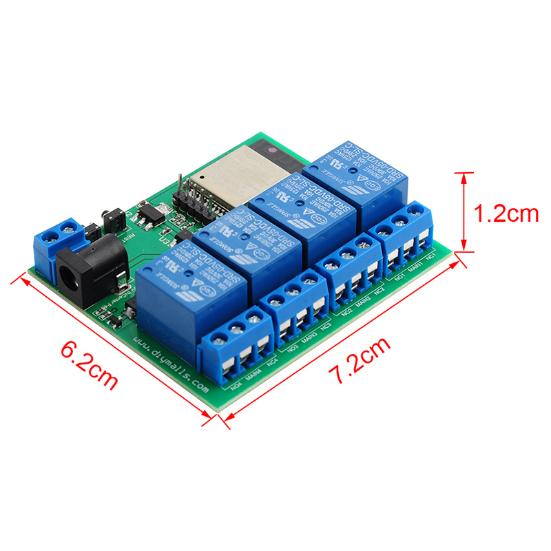 ESP32S 4-Channel WiFi/Bluetoot - مراجعة Iot Diy Home Automation وسعره