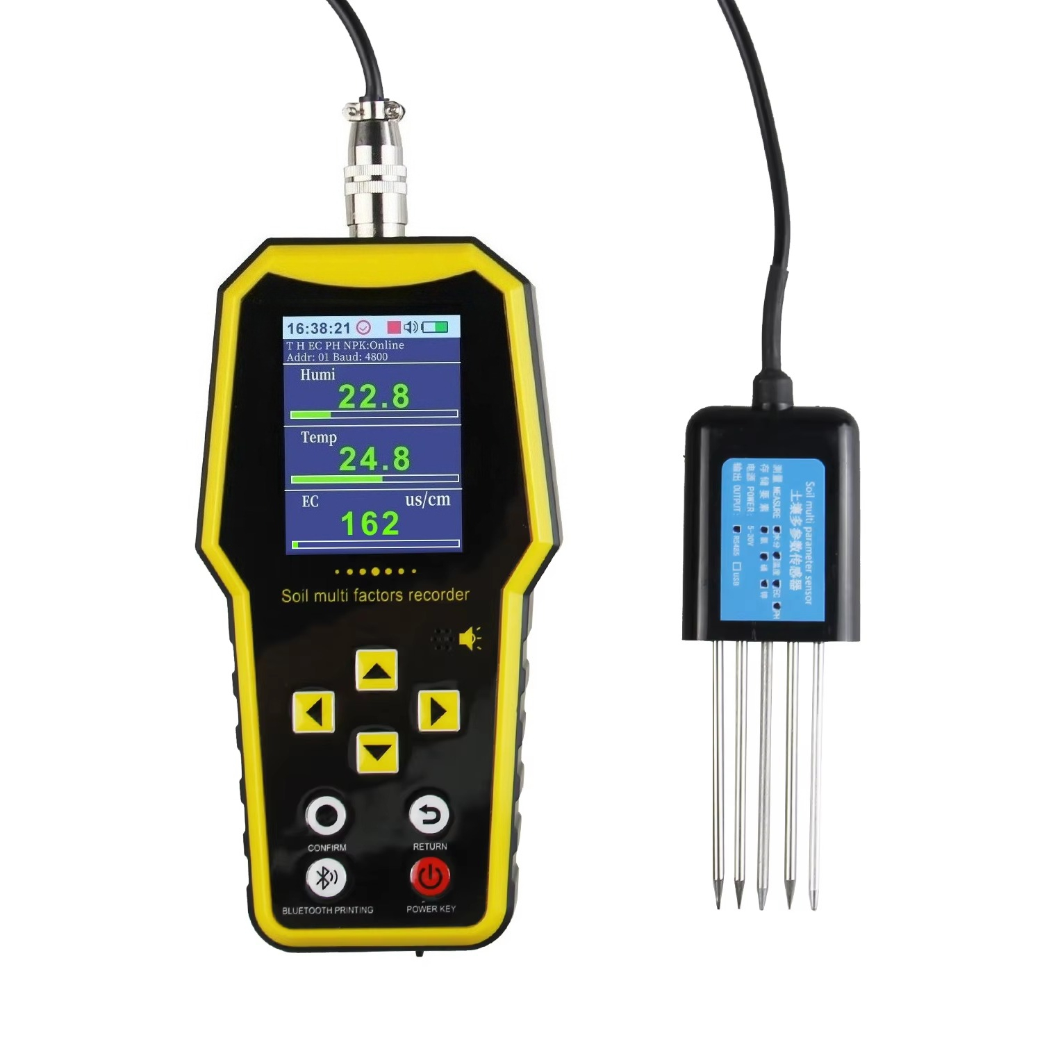 7 in 1 Portable Soil Moisture  - مراجعة Temperature Humidity Sensor وسعره