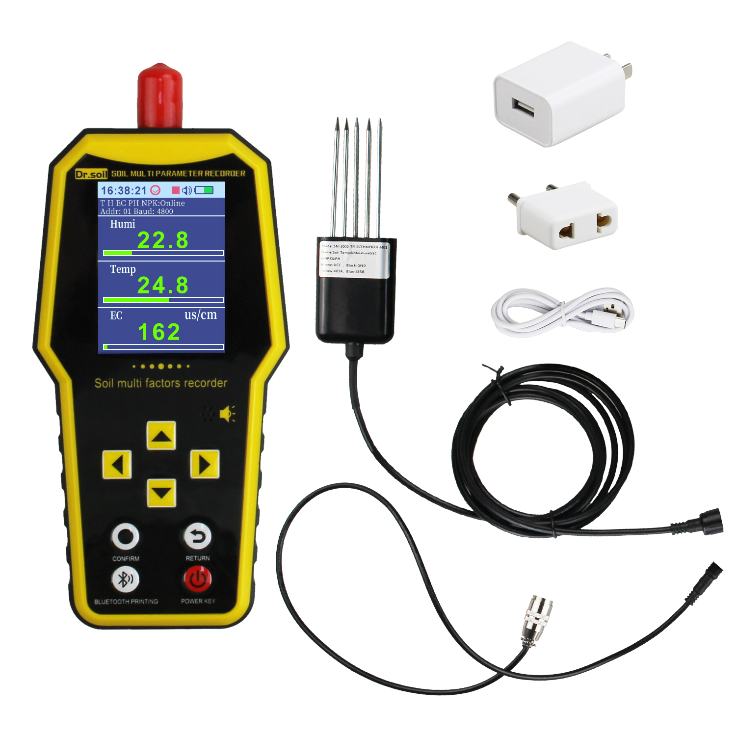 7 in 1 Portable Soil Moisture  - مراجعة Temperature Humidity Sensor وسعره