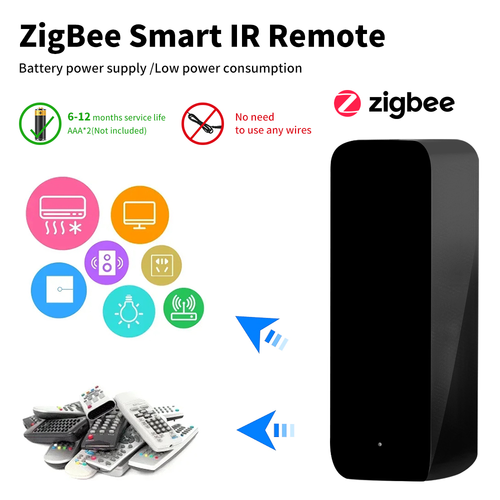 Tuya ZigBee Smart IR Remote Co - مراجعة Ir Blaster Universal وسعره