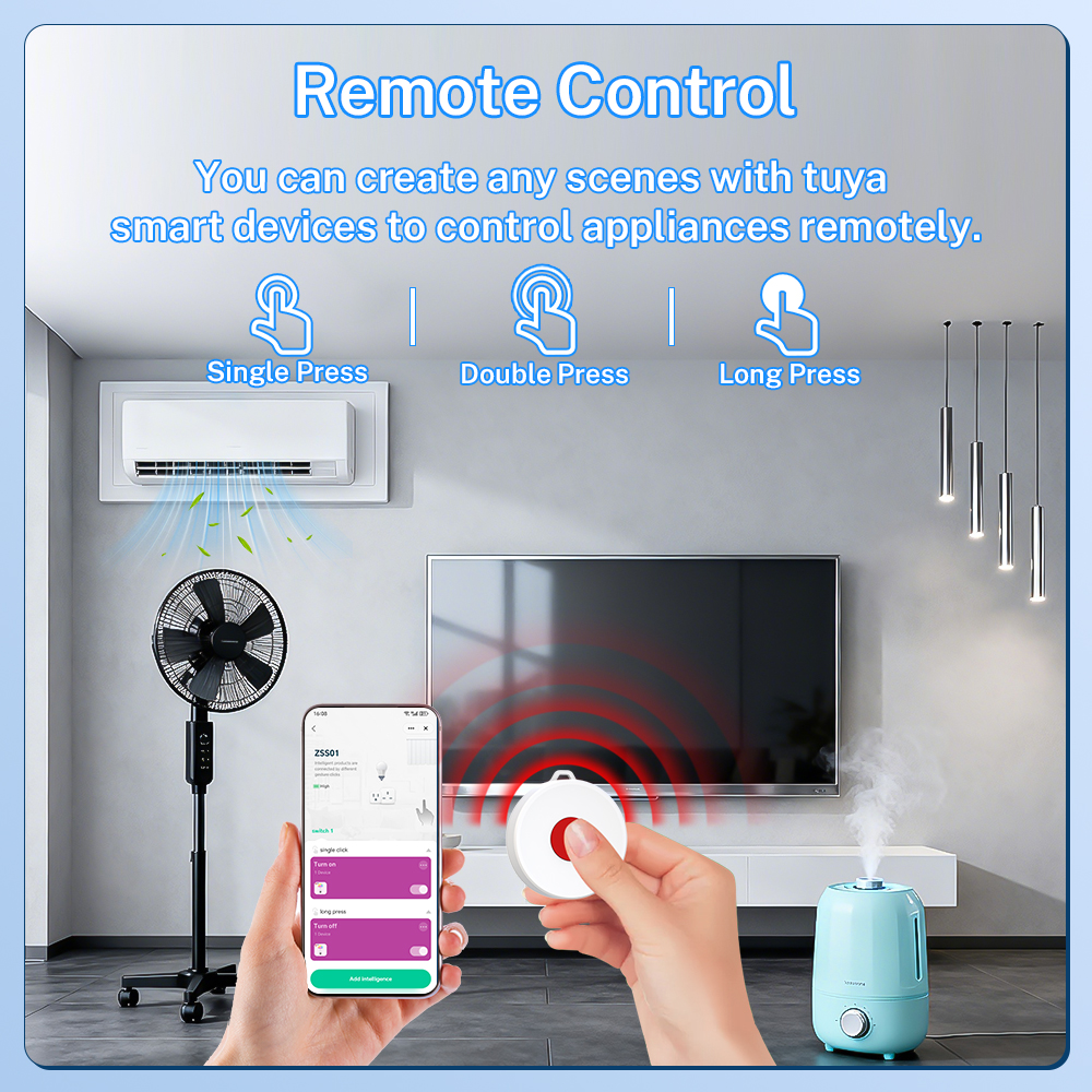 Tuya ZigBee Smart Button IP65  - مراجعة Home Automation Diy وسعره