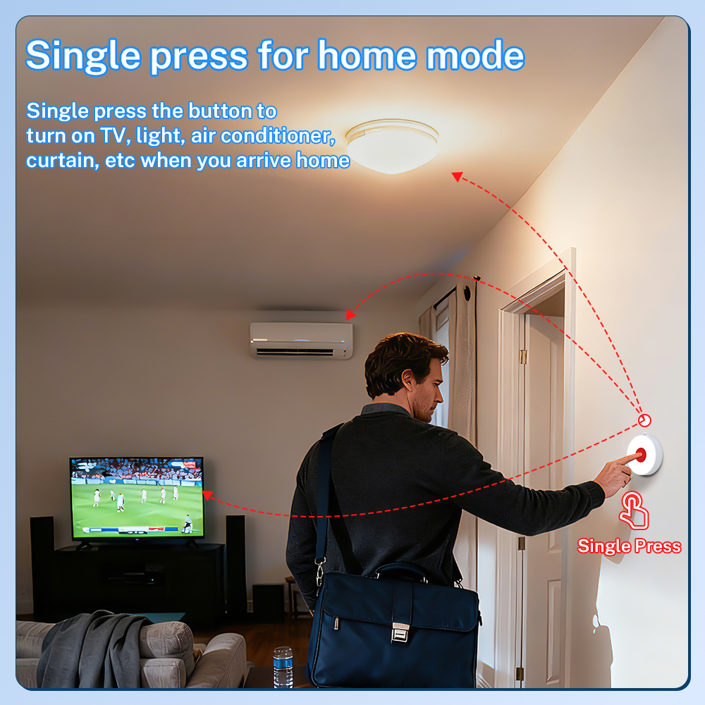 Tuya ZigBee Smart Button IP65  - مراجعة Home Automation Diy وسعره