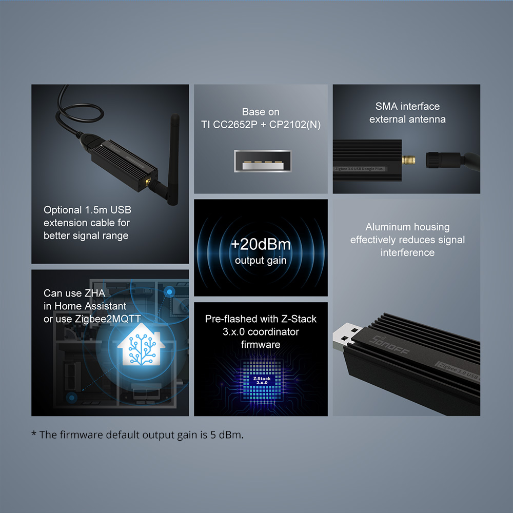 SONOFF ZBDongle-P Zigbee 3.0 U - مراجعة Zigbee Coordinator Stick وسعره