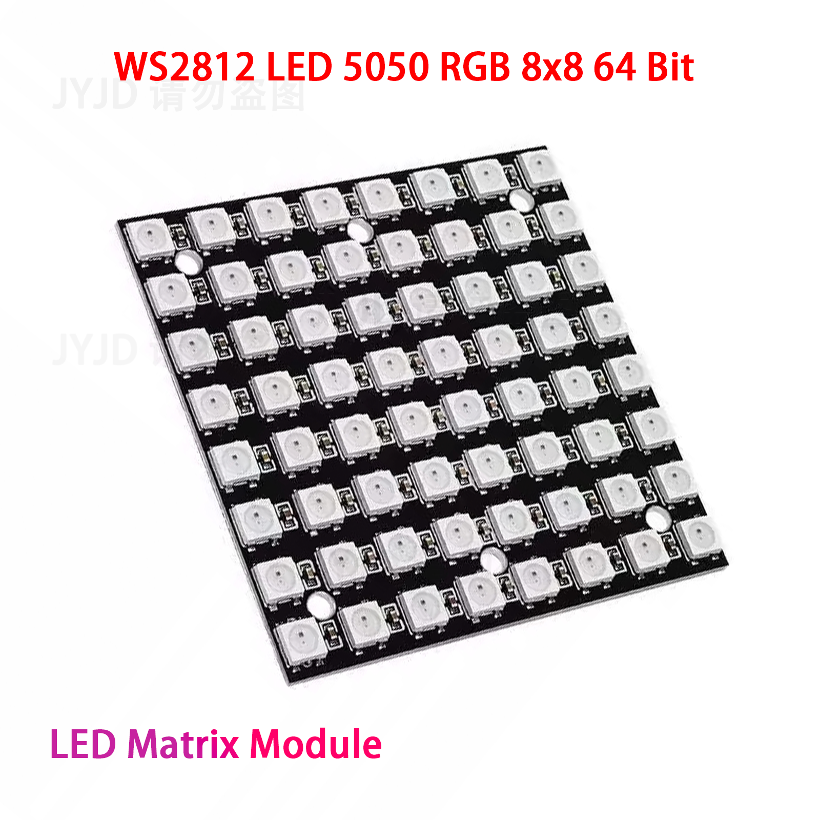 WS2812 LED 5050 RGB 8x8 64 Bit - مراجعة Rgb Led Matrix 8X8 وسعره