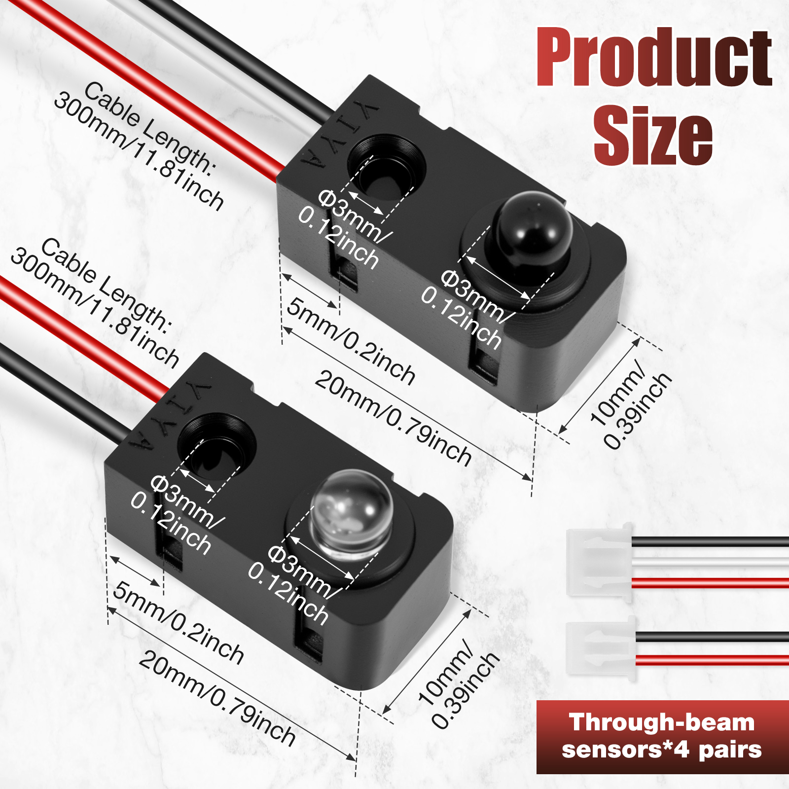 4 Pairs Infrared Break Beam Se - مراجعة Diy Automation Projects وسعره
