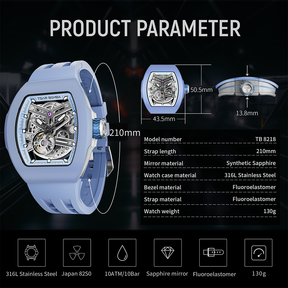 TSAR BOMBA DIY Automatic Watch - مراجعة Home Automation Diy وسعره