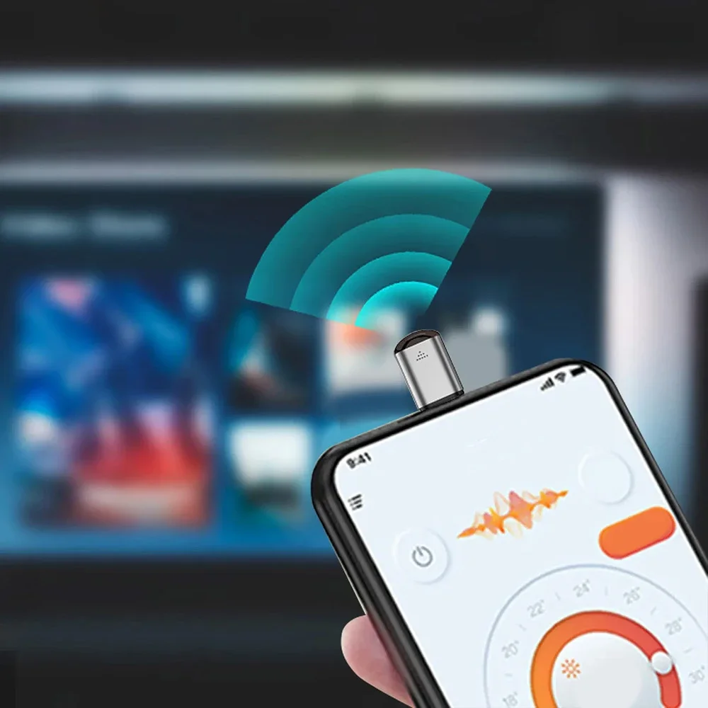 Type-C Smartphone Infrared Tra - مراجعة Ir Blaster Universal وسعره