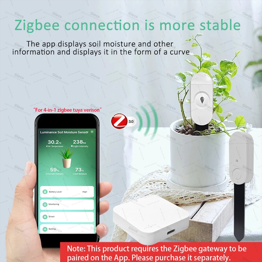 Zigbee Soil Moisture Sensor Me - مراجعة Home Automation Ideas وسعره