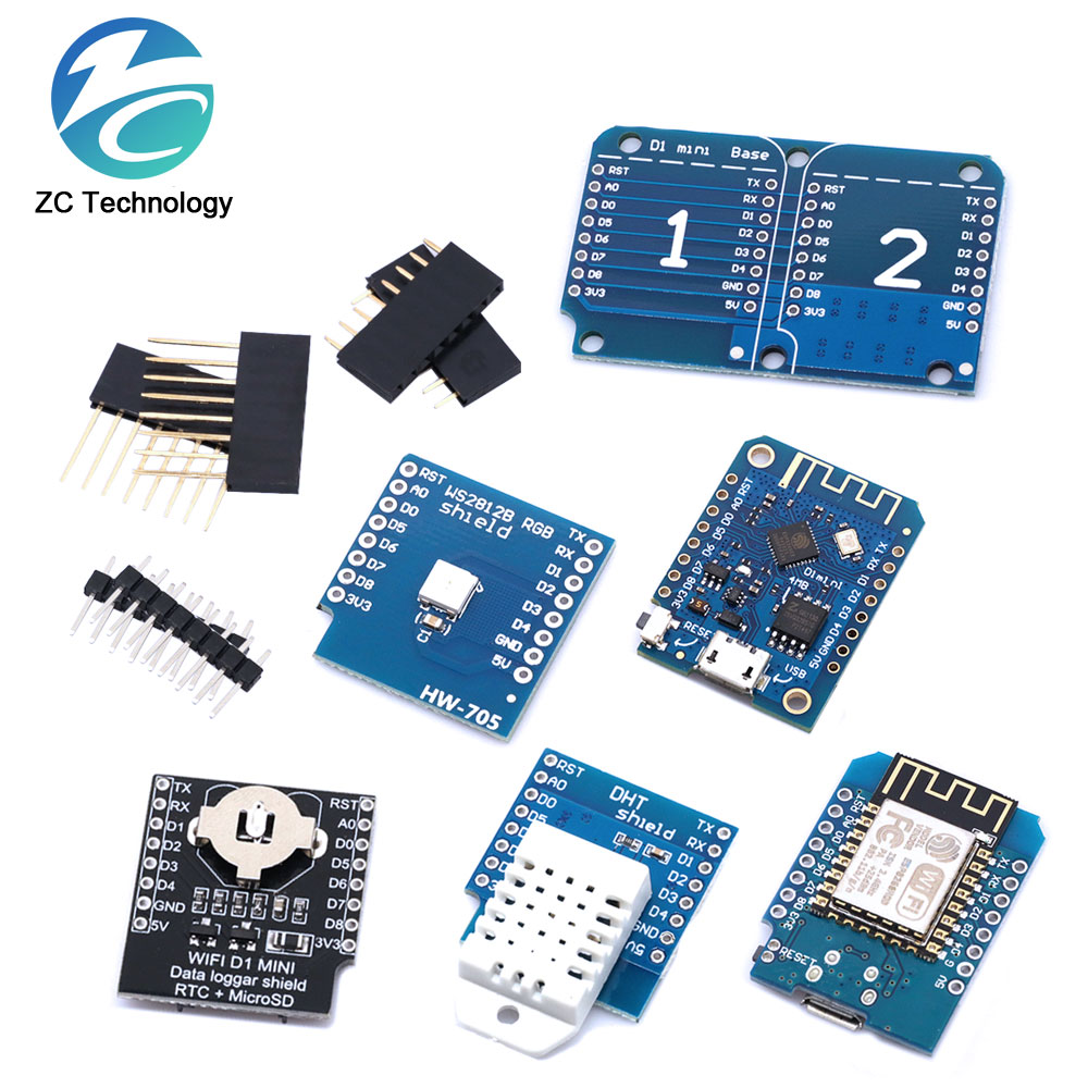 D1 Mini ESP8266 ESP-12F CH340G - مراجعة Esp8266 Nodemcu Board وسعره