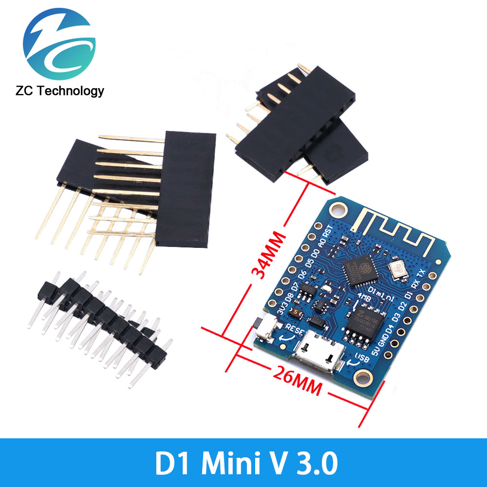 D1 Mini ESP8266 ESP-12F CH340G - مراجعة Esp8266 Nodemcu Board وسعره