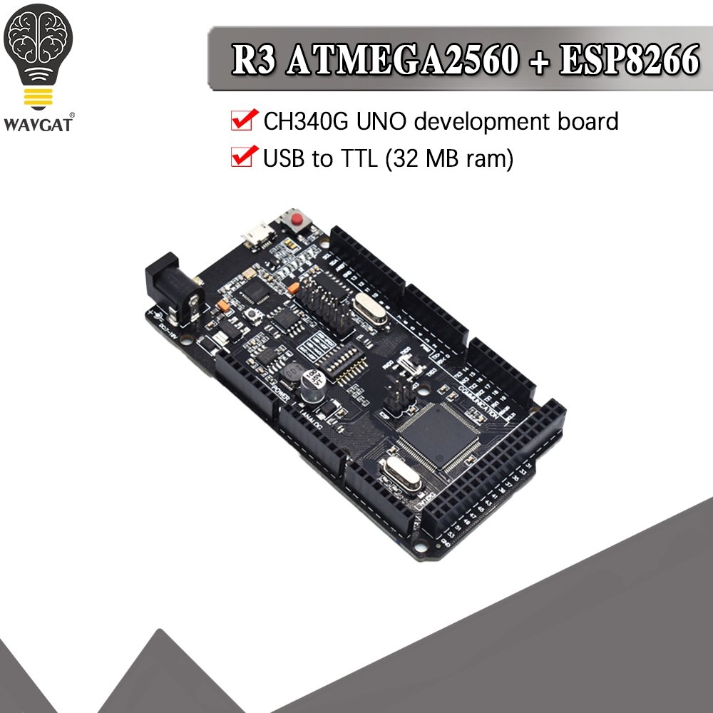 Mega2560 + WiFi R3 ATmega2560+ - مراجعة Esp8266 Nodemcu Board وسعره