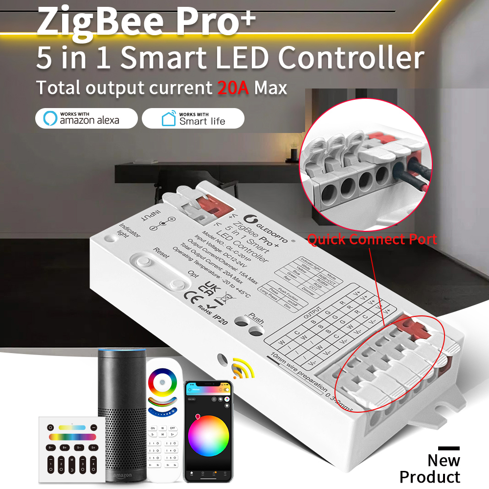 Smart ZigBee 3.0 LED Controlle - مراجعة Zigbee Coordinator Stick وسعره
