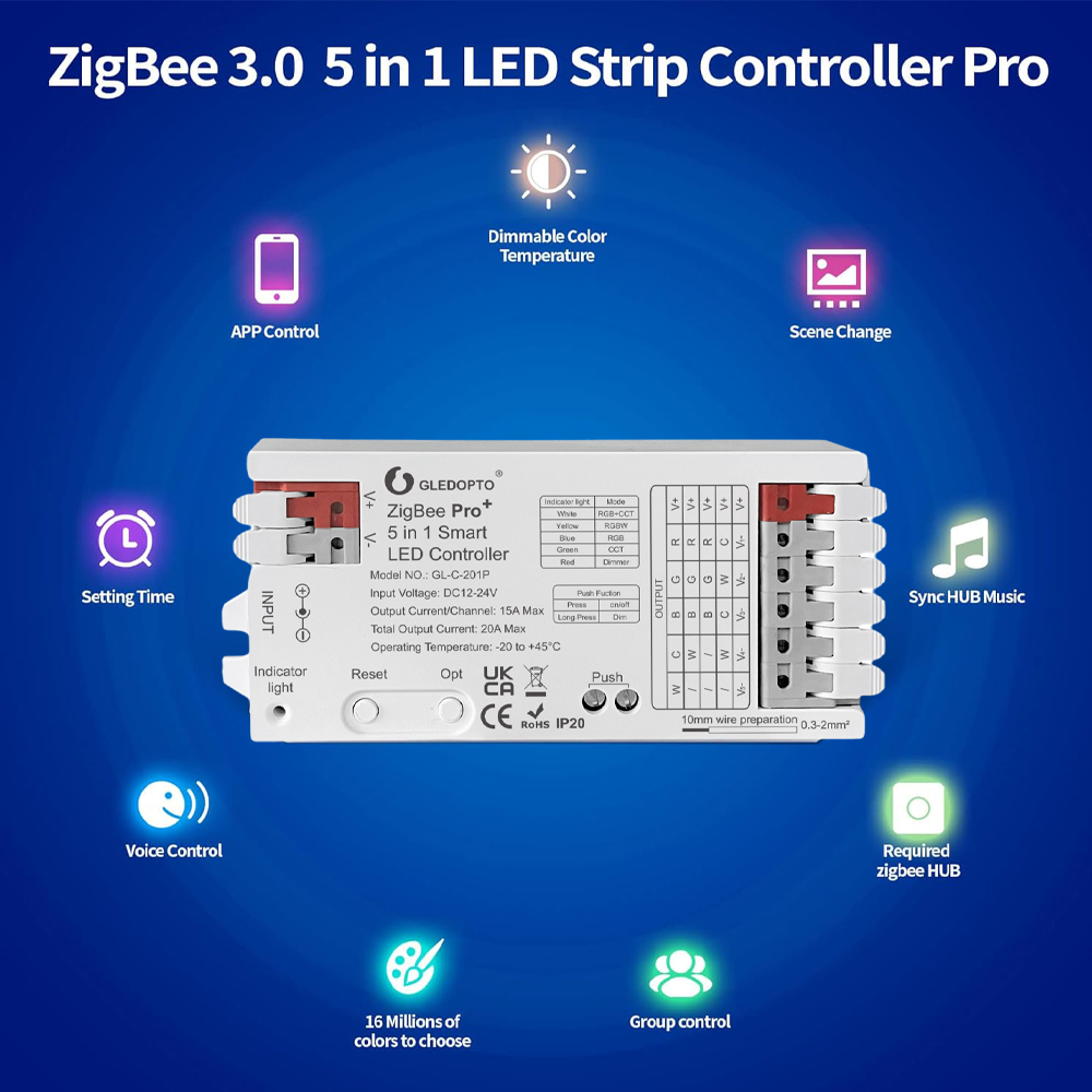 Smart ZigBee 3.0 LED Controlle - مراجعة Zigbee Coordinator Stick وسعره