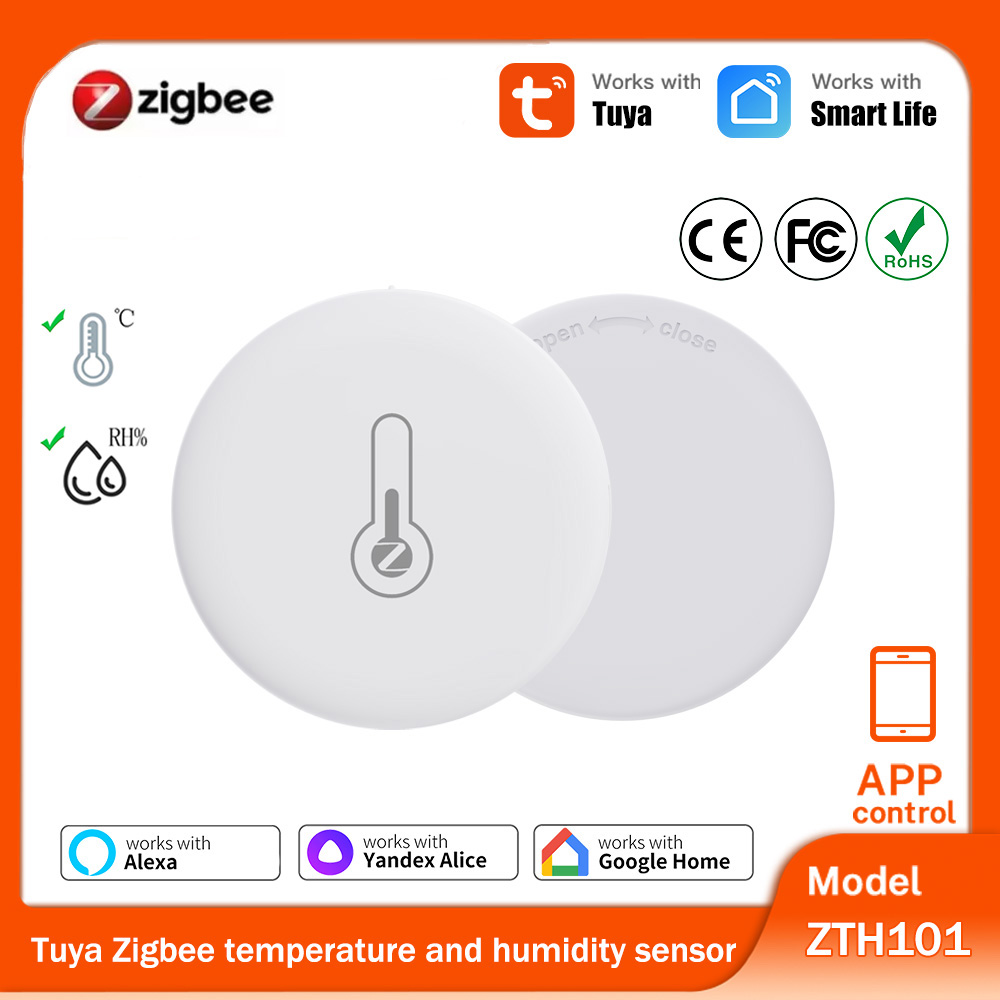 Tuya Zigbee Temperature Humidi - مراجعة Temperature Humidity Sensor وسعره
