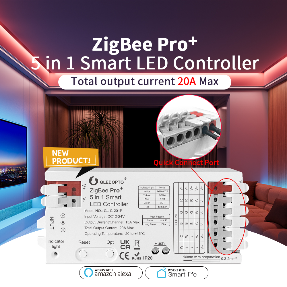 GLEDOPTO ZigBee 3.0 Pro+ 2 in  - مراجعة Zigbee Coordinator Stick وسعره