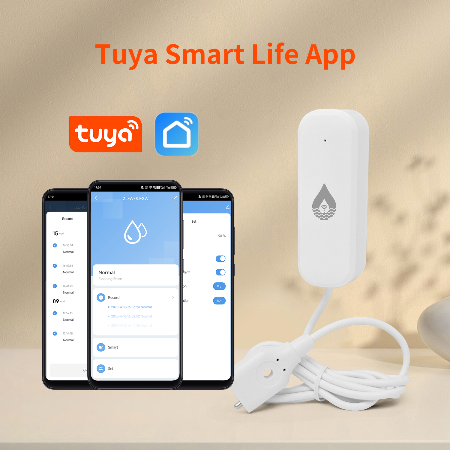 YFK Tuya WiFi Water Leakage Se - مراجعة Home Automation Ideas وسعره