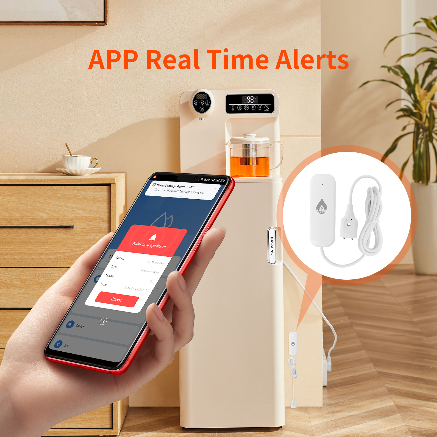 YFK Tuya WiFi Water Leakage Se - مراجعة Home Automation Ideas وسعره