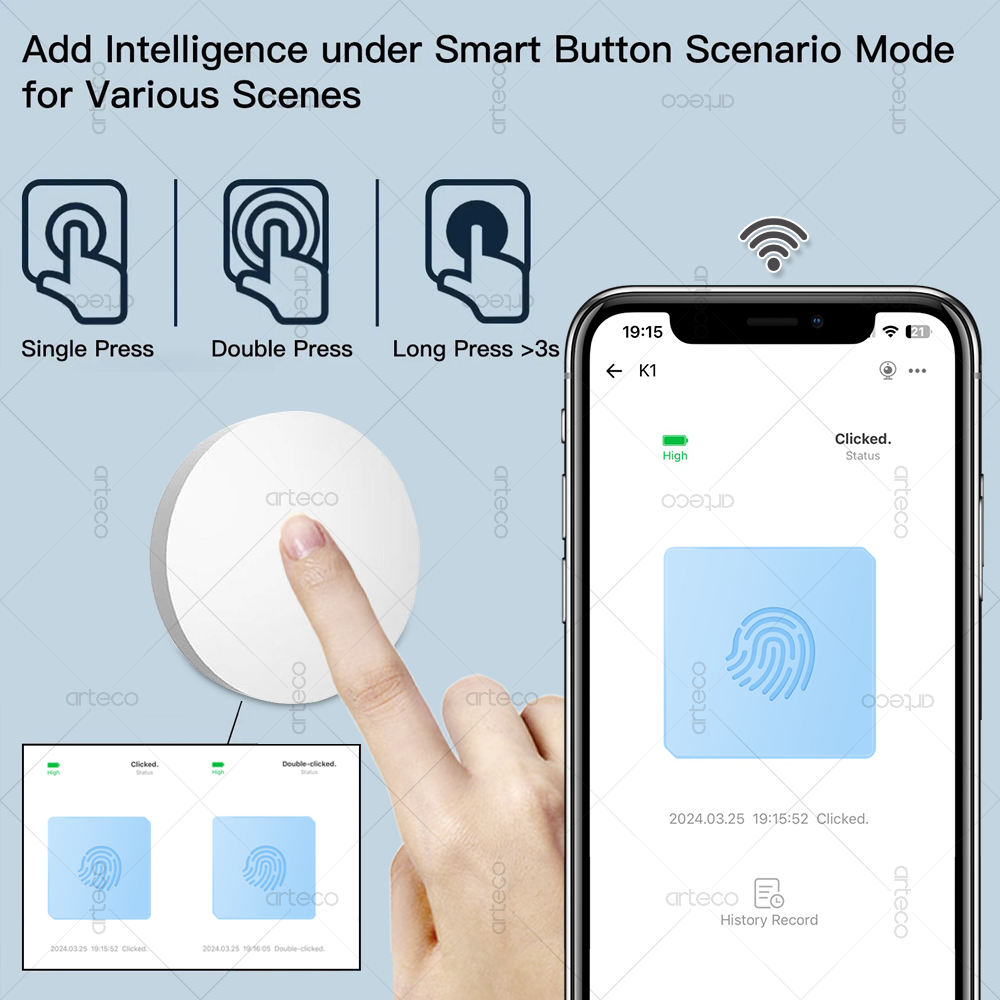 Zigbee Button Scene Switch Wir - مراجعة Home Automation Ideas وسعره