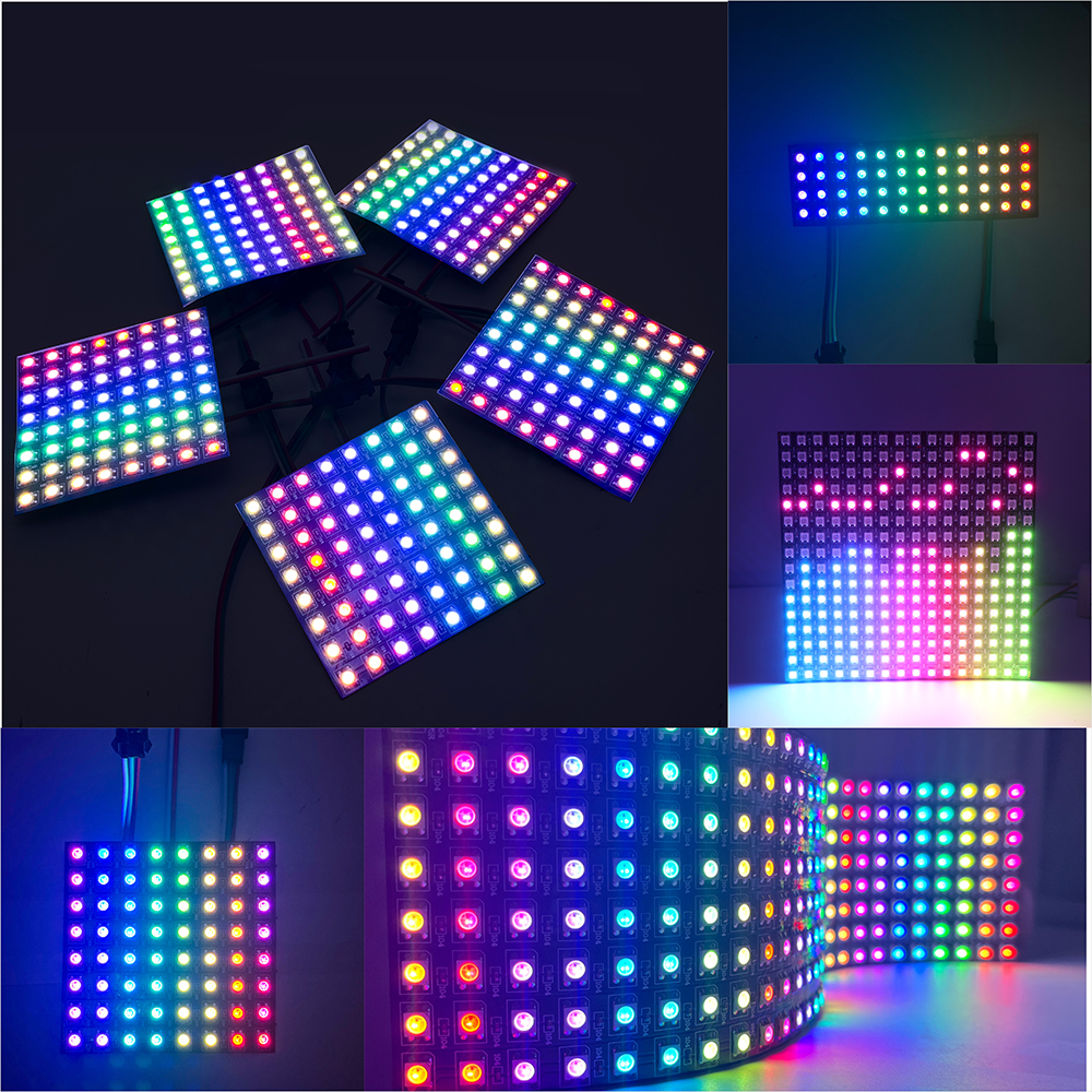 LED USB 28Keys 2.4G Controller - مراجعة Rgb Led Matrix 8X8 وسعره