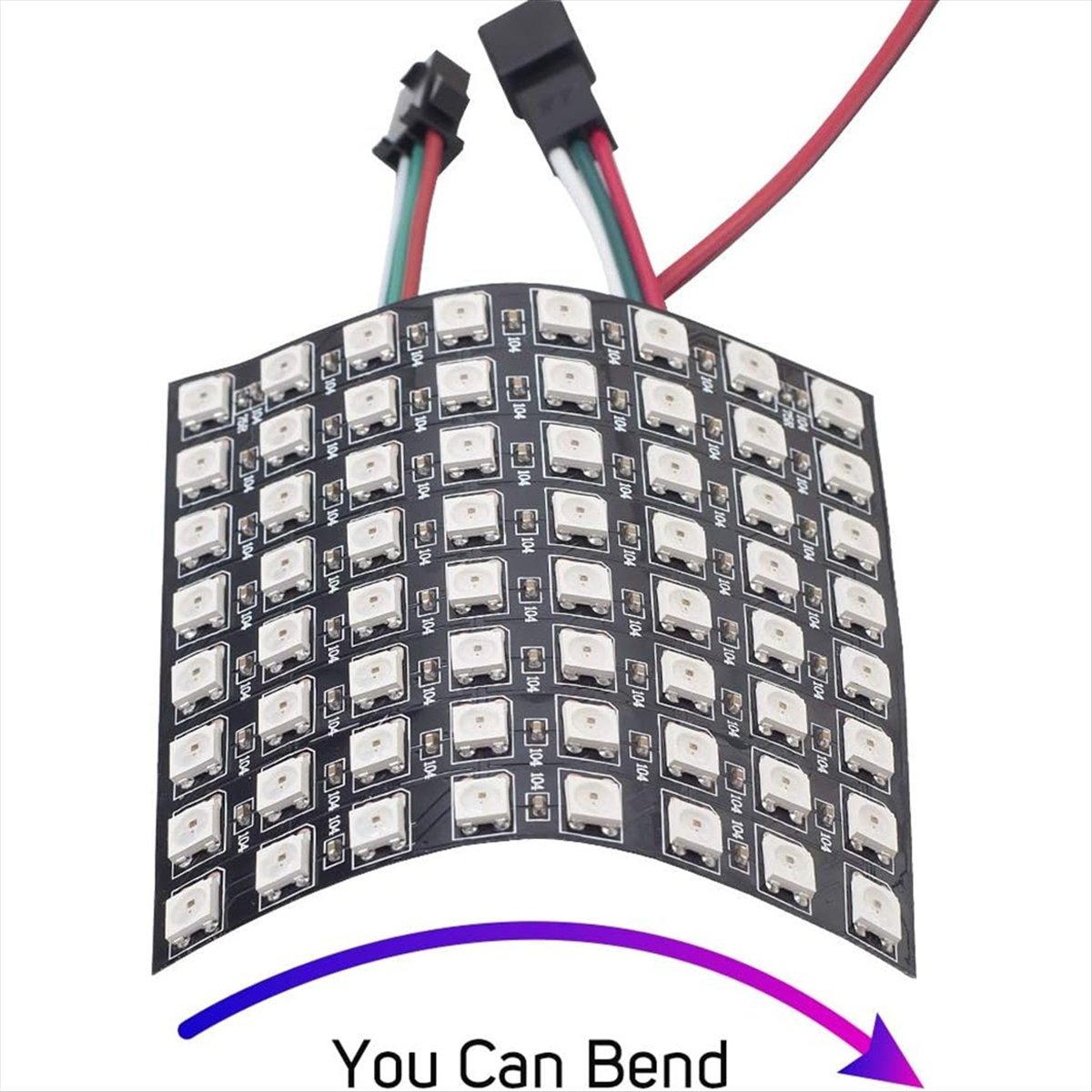 A36R WS2812B Dot Matrix Screen - مراجعة Rgb Led Matrix 8X8 وسعره