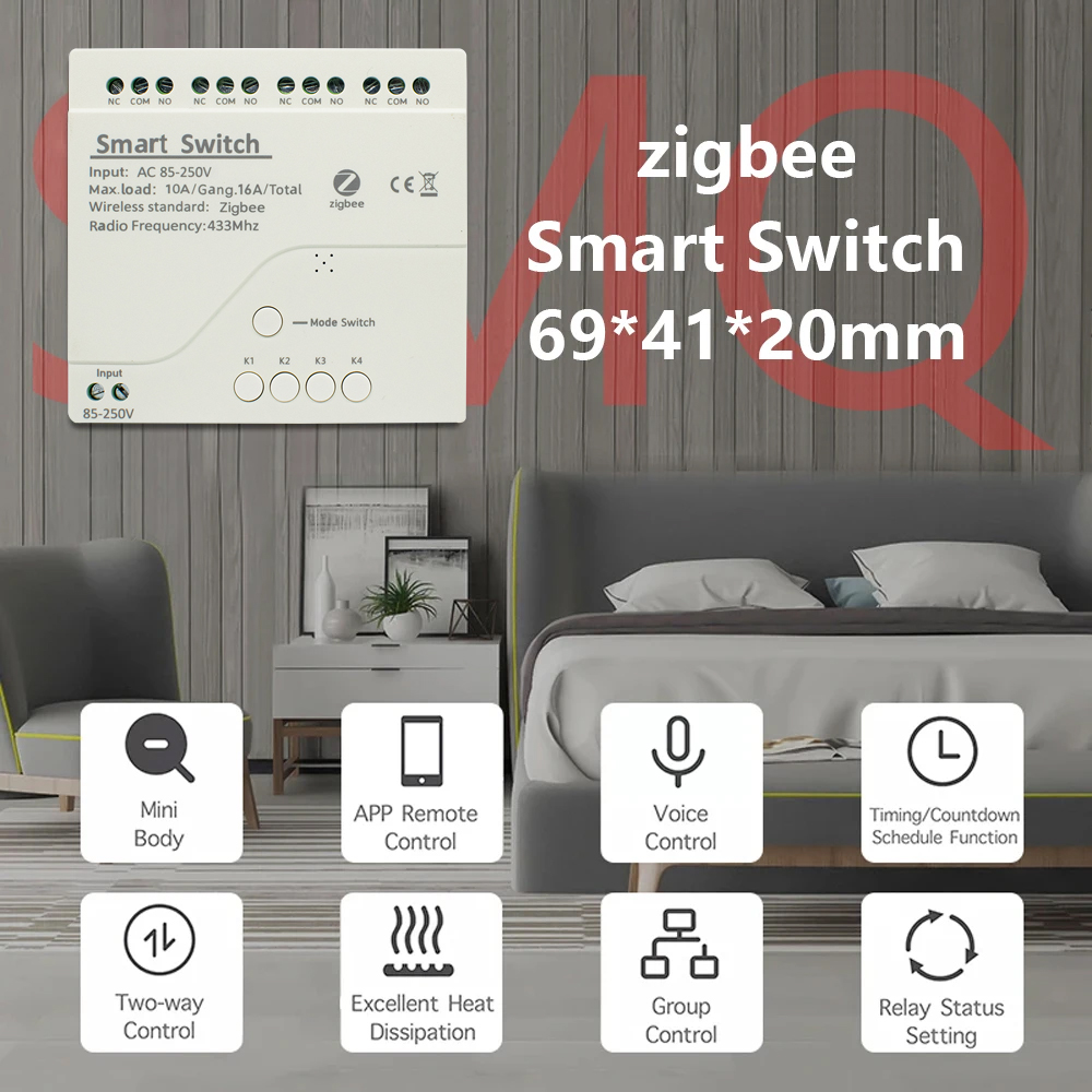 Zigbee Smart Switch Wifi Relay - مراجعة Home Automation Ideas وسعره