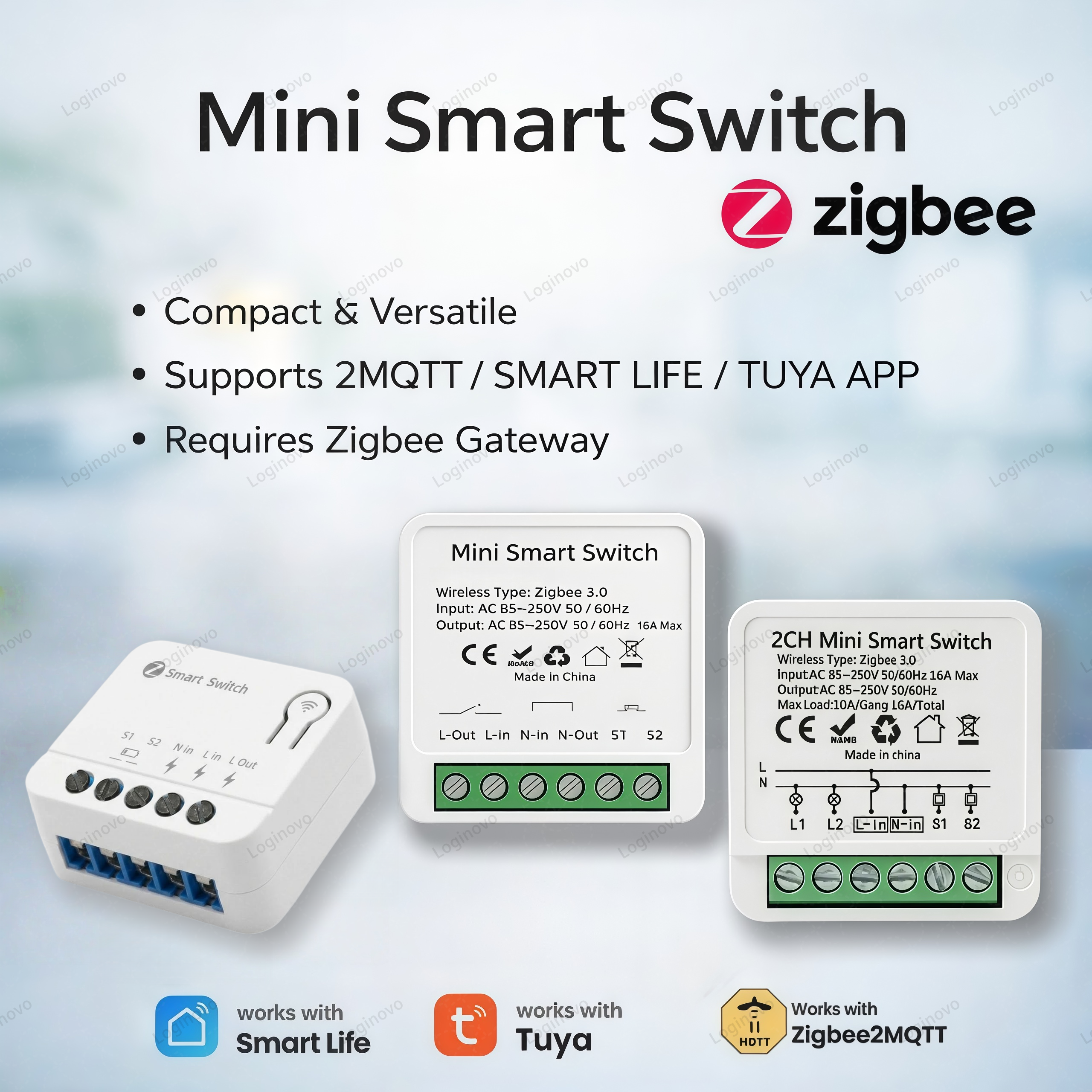 Tuya Zigbee 3.0 Smart Mini Swi - مراجعة Home Automation Diy وسعره