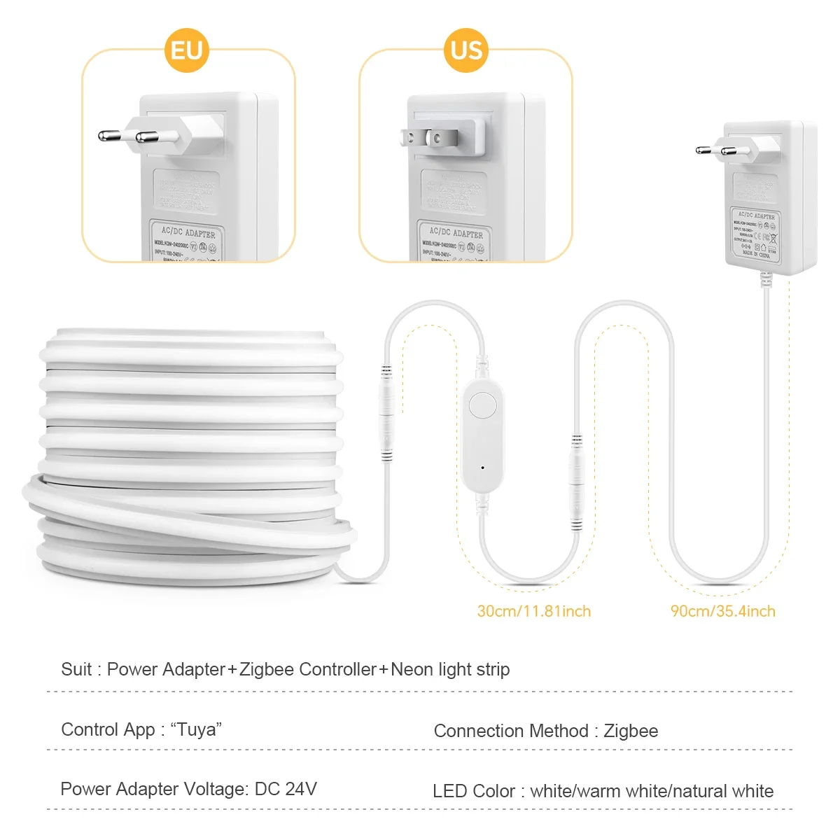 Zigbee 3.0 24V Neon LED Strip  - مراجعة Zigbee Coordinator Stick وسعره