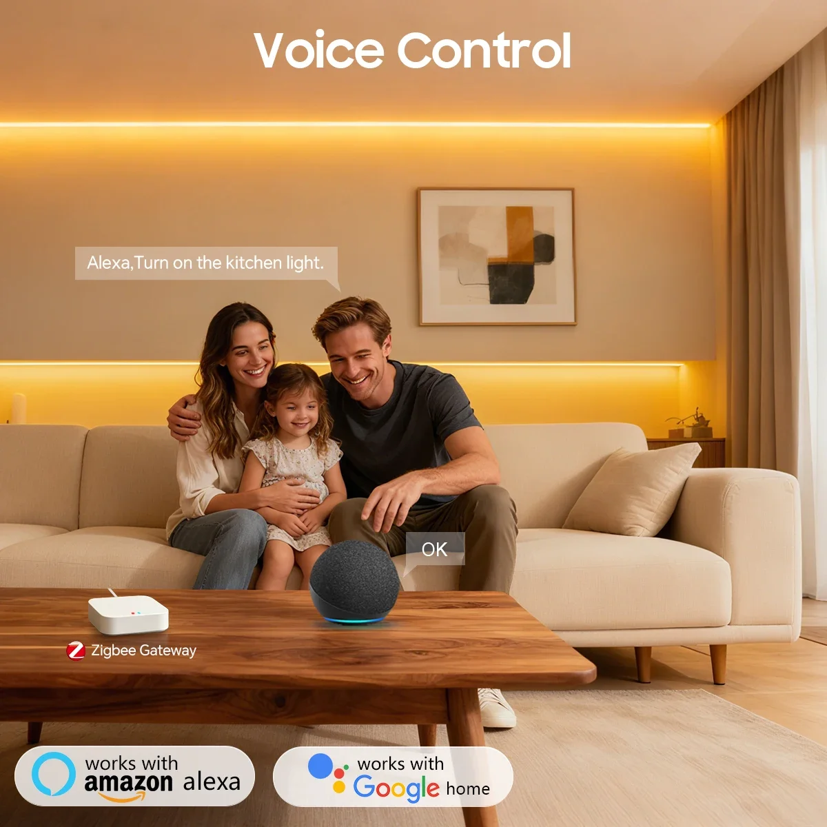 Zigbee 3.0 24V Neon LED Strip  - مراجعة Zigbee Coordinator Stick وسعره